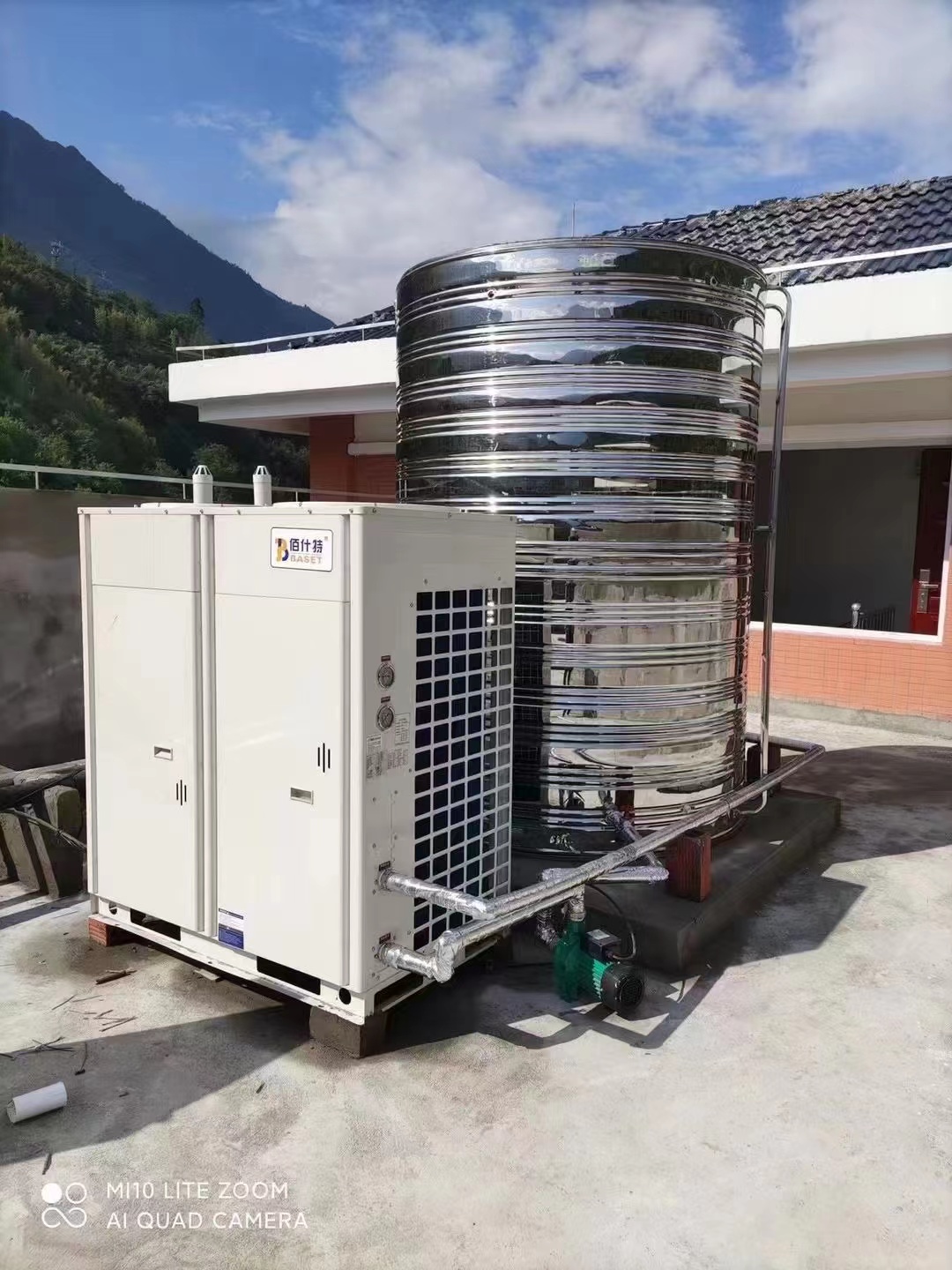 10匹空氣源熱泵熱水機組